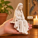 Imagem Nossa Senhora com Rosário 15cm - Borda Santa ®
