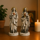 Kit Imagens Sagrado Coração de Jesus e Sagrado Coração de Maria 22cm®