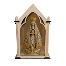 Kit Capela com Acrílico e Nossa Senhora Aparecida Marmorizada 32cm®