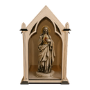 Kit Capela com Acrílico e Sagrado Coração de Jesus Marmorizado 32cm®