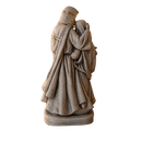 Imagem Sagrada Família Marmorizado 22cm - Decoração com Fé®