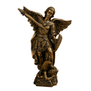 Imagem São Miguel Efeito Ouro Envelhecido 20cm - Decoração com Fé®