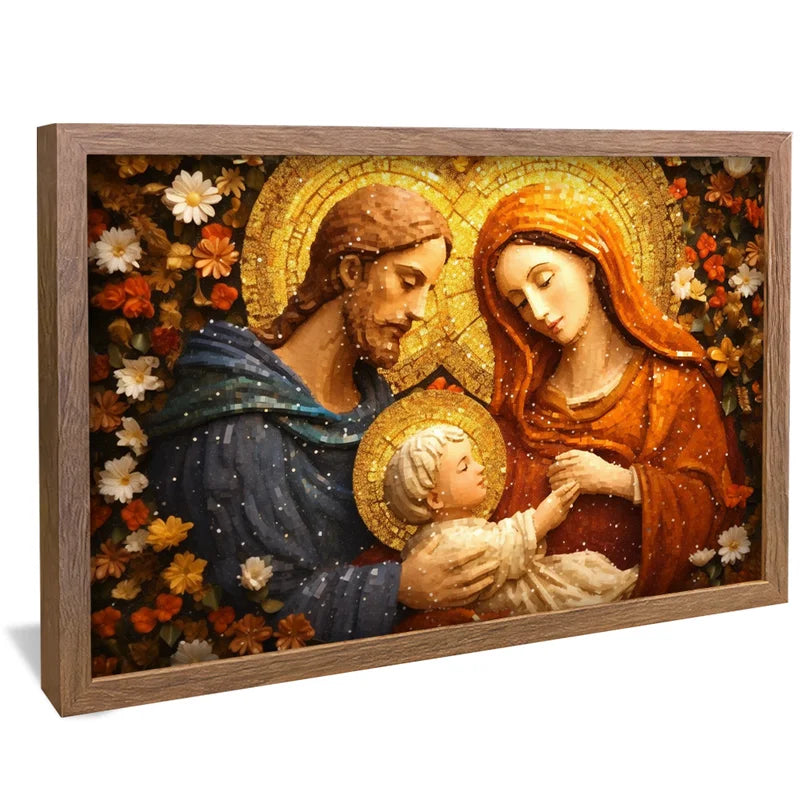 Quadro Jesus, Maria e José®